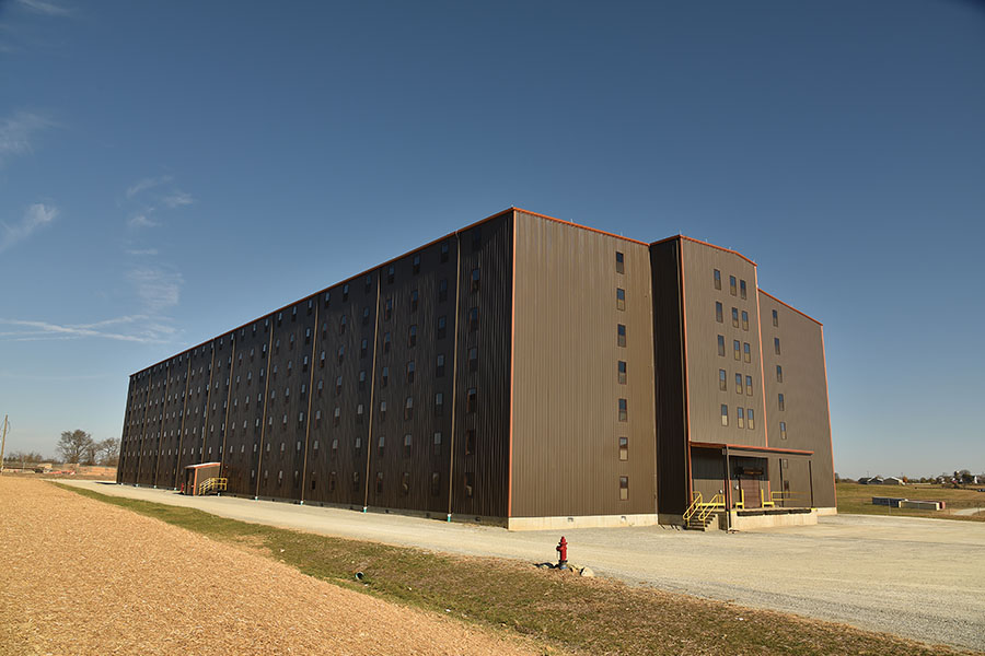 Heaven Hill rickhouse at Cox’s Creek